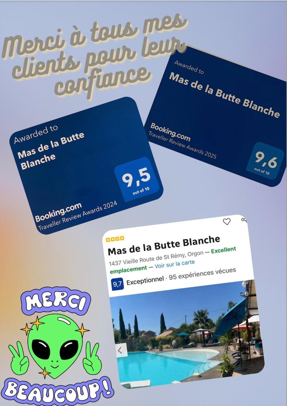 Bed and Breakfast Mas De La Butte Blanche Orgon Exterior foto